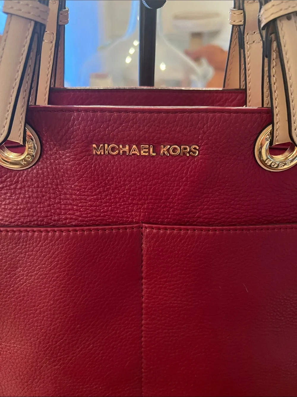 Michael Kors Zippered Top Tote Shoulder Bag EEEUC